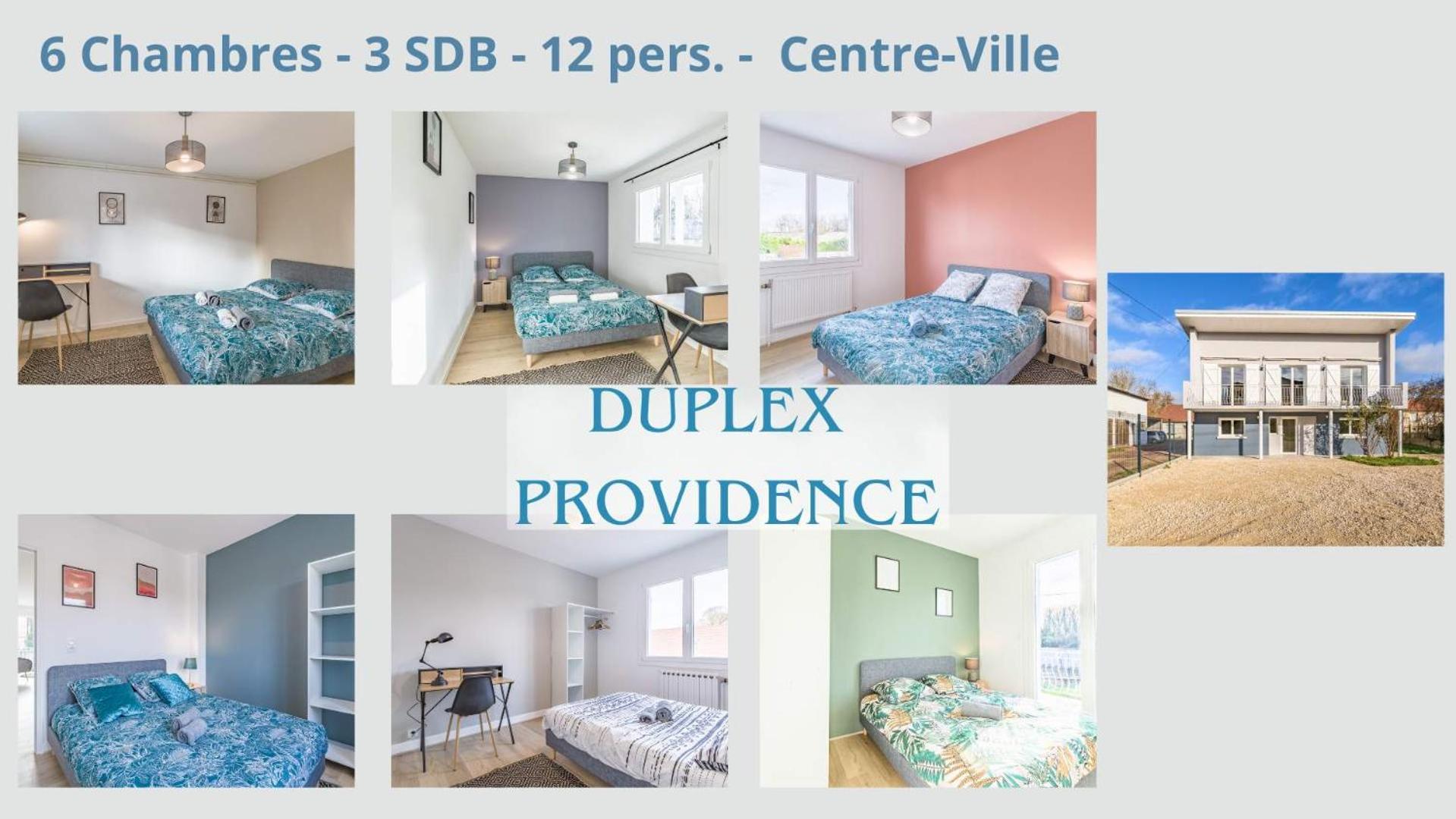 Duplex Providence - Ideal Groupe - Confort - Parking Prive 特鲁瓦 外观 照片